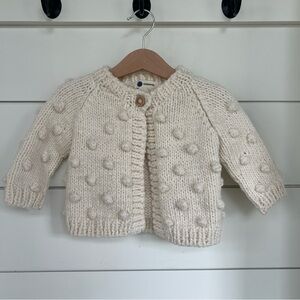 Cream Knit Kids Sweater